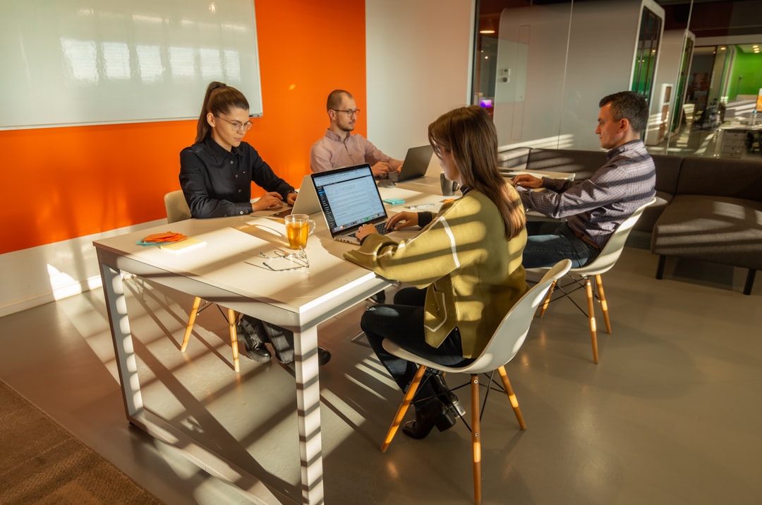 Distributed team in a quiet review session — a view of work brought into rhythm